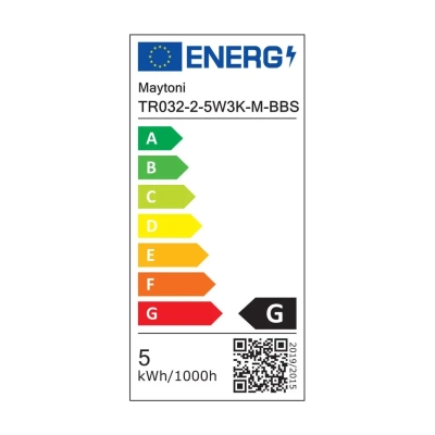 Focus LED lampa do szynoprzewodu magnetycznego Exility 5W 377lm 3000K TR032-2-5W3K-M-BBS