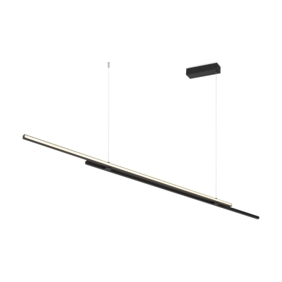 Halo lampa wisząca LED 48W 1100lm 3000K-4000K MOD005PL-L48BK