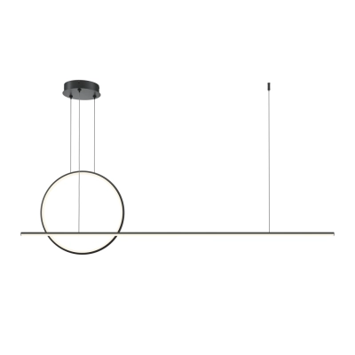 Halo lampa wisząca LED 40W 1500lm 3000K-4000K MOD247PL-L49BK Maytoni