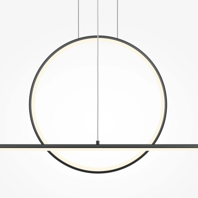 Halo lampa wisząca LED 40W 1500lm 3000K-4000K MOD247PL-L49BK