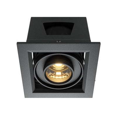 Metal Modern lampa wbudowana LED 10W 650lm 3000K DL093-01-10W3K-B Maytoni