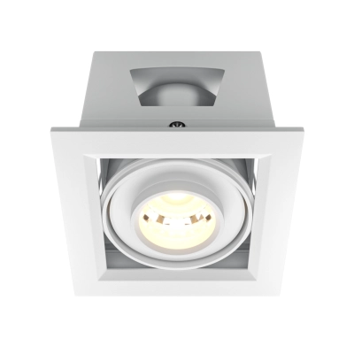 Metal Modern lampa wbudowana LED 10W 750lm 3000K DL093-01-10W3K-W Maytoni