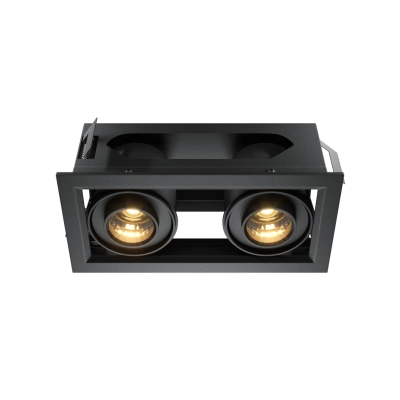 Metal Modern lampa wbudowana LED 20W 1300lm 3000K DL093-02-10W3K-B Maytoni