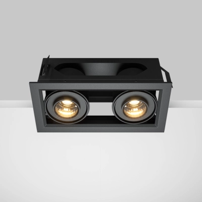 Metal Modern lampa wbudowana LED 20W 1300lm 3000K DL093-02-10W3K-B