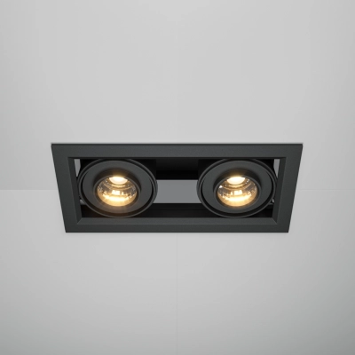Metal Modern lampa wbudowana LED 20W 1300lm 3000K DL093-02-10W3K-B