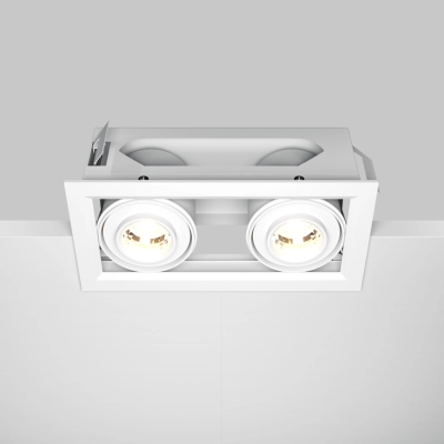 Metal Modern lampa wbudowana LED 20W 1450lm 3000K DL093-02-10W3K-W