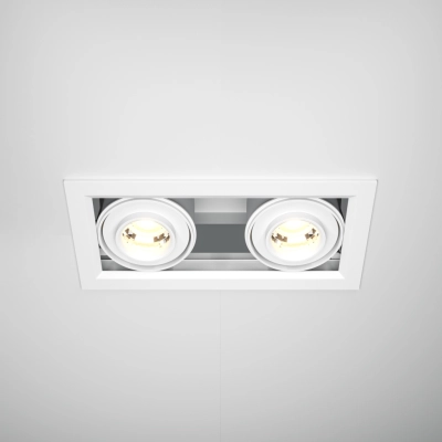Metal Modern lampa wbudowana LED 20W 1450lm 3000K DL093-02-10W3K-W