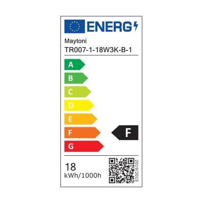 ONDA reflektor do szynoprzewodu 1-fazowego Unity LED 18W 1370lm 3000K TR007-1-18W3K-B-1