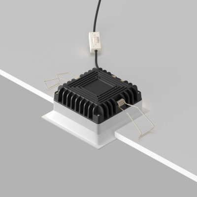 Okno lampa wbudowana IP44 LED 12W 820lm 3000K-4000K-6000K DL056-12W3-4-6K-W