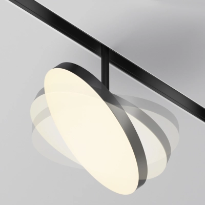 Plato lampa do szynoprzewodu magnetycznego Flarity LED 15W 712lm 3000K TR131-2-15W3K-B
