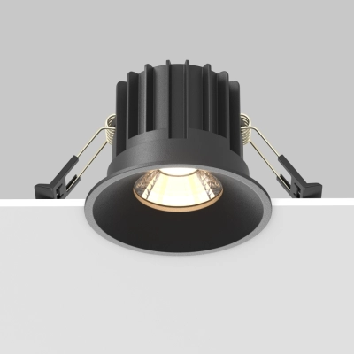 Round lampa wbudowana LED 12W 840lm 3000K DL058-12W3K-B