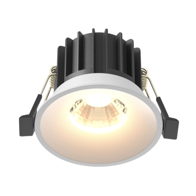 Round lampa wbudowana LED 12W 850lm 3000K DL058-12W3K-W Maytoni