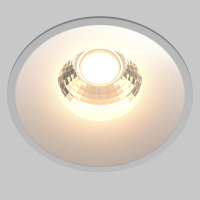 Round lampa wbudowana LED 12W 850lm 3000K DL058-12W3K-W