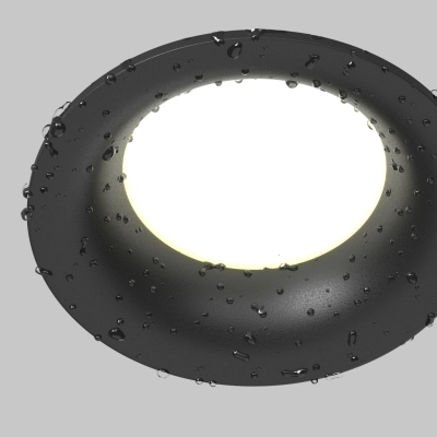 Slim lampa wbudowana IP65 1xGU10 DL088-GU10-RD-B