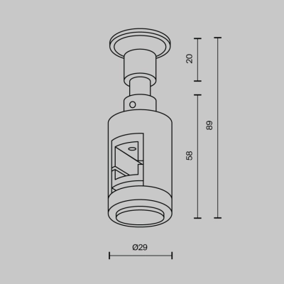 Uchwyt ścienny do systemu magnetycznego Flarity TRA155CW-S1-BS