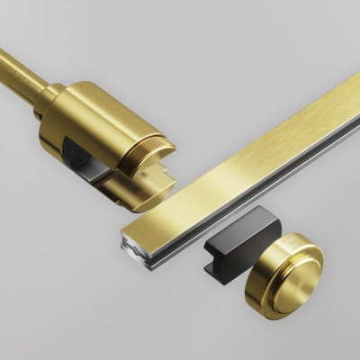 Uchwyt ścienny wydłużony do systemu magnetycznego Flarity TRA155CW-SL1-BS