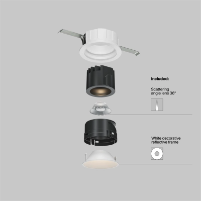 Wise lampa wbudowana LED 7W 400lm 3000K DL057-7W3K-W