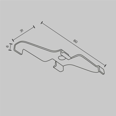 Zaciski do montażu szynoprzewodu magnetycznego Exility TRA034HS-21W