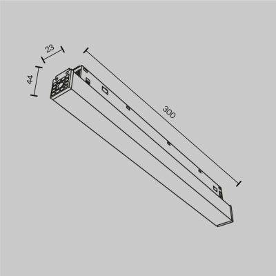Zasilacz 100W 48V IP54 do szynoprzewodu magnetycznego Exility TRX034DR4-100B-1