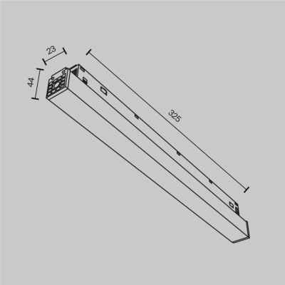 Zasilacz 200W 48V IP54 do szynoprzewodu magnetycznego Exility TRX034DR4-200B-1