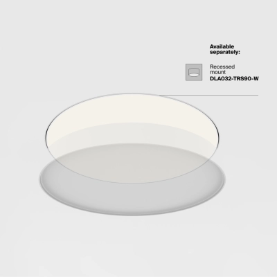 Zon lampa sufitowa LED 90W 5970lm 3000K C032CL-90W3K-RD-MG