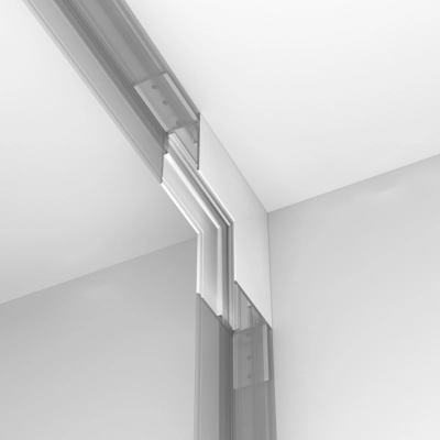 Łącznik L wewnętrzny do szynoprzewodu magnetycznego Exility TRA034ICL-41W