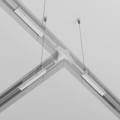 Łącznik T do szynoprzewodu magnetycznego Exility TRA034CWT-42W-DE