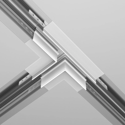 Łącznik T do szynoprzewodu magnetycznego wpuszczanego Exility TRA034CT-42.12W