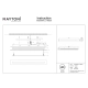 Albatre kinkiet LED 13W 250lm 3000K MOD366WL-L14BS3K