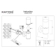 Amas kinkiet IP54 1xE27 O432WL-01GF