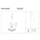 Amas lampa stojąca IP54 1xE27 O432FL-01GF1