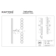 Amulet kinkiet LED 19W 800lm 3000K MOD555WL-L13G3K