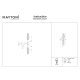 Antic kinkiet 2xG9 MOD302WL-02CG1