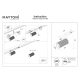 Artisan reflektor do szynoprzewodu magnetycznego Flarity LED 12W 920lm 2700K TR097-2-12W2.7K-M-BB