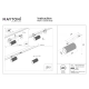 Artisan reflektor do szynoprzewodu magnetycznego Flarity LED 12W 870lm 3000K TR097-2-12W3K-M-BB