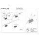 Artisan reflektor do szynoprzewodu magnetycznego Flarity LED 12W 950lm 3000K TR097-2-12W3K-M-BMG