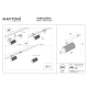 Artisan reflektor do szynoprzewodu magnetycznego Flarity LED 12W 980lm 4000K TR097-2-12W4K-M-BW