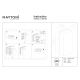 Badd kinkiet IP54 LED 10W 700lm 3000K O454WL-L10GF3K
