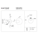 Basic form kinkiet 1xG9 MOD521WL-01G3