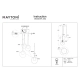 Basic form lampa wisząca 3xG9 MOD521PL-03G