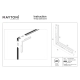 Basis Angle lampa do szynoprzewodu magnetycznego Flarity LED 24W 1150lm 2700K-6000K TR102-24W-DS-W