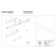Basis lampa do szynoprzewodu magnetycznego Exility LED 12W 770lm 2700K-6000K TR030-4-12WTW-DD2-W