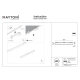 Basis lampa do szynoprzewodu magnetycznego Exility LED 24W 1550lm 2700K-6000K TR030-4-24W3K-WW-DS-W