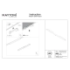Basis lampa do szynoprzewodu magnetycznego Exility LED 30W 1650lm 2700K-6000K TR030-4-30WTW-DD-B