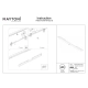 Basis lampa do szynoprzewodu magnetycznego Exility LED 30W 1650lm 2700K-6000K TR030-4-30WTW-DD2-B