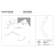 Basis lampa do szynoprzewodu magnetycznego Exility LED 24W 1280lm 3000K-6000K TR042-4-24W3K-WW-DS-1