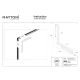 Basis lampa do szynoprzewodu magnetycznego Exility LED 24W 1280lm 3000K-6000K TR102-24W-DS-B-1