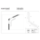 Basis lampa do szynoprzewodu magnetycznego Exility LED 24W 1230lm 3000K TR102-24W3K-B-1