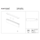 Basis lampa do szynoprzewodu magnetycznego Flarity LED 12W 400lm 2700K TR151-1-12W2.7K-BS-DE