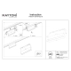 Basis Rot lampa do szynoprzewodu magnetycznego Exility LED 12W 560lm 2700K-6000K TR036-4-12WTW-DD2-B